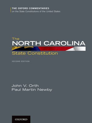cover image of The North Carolina State Constitution